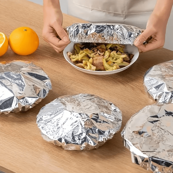 Food-Safe Reusable Aluminum Foil Lids: The Smart Choice for Your Kitchen - XdropX