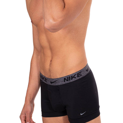 NIKE - Men's Dri-fit Reluxe 2-pack microfiber trunks - Size S-10