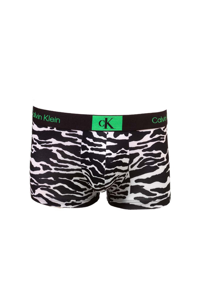 CALVIN KLEIN - Men's 1996 trunk with zebra print-0