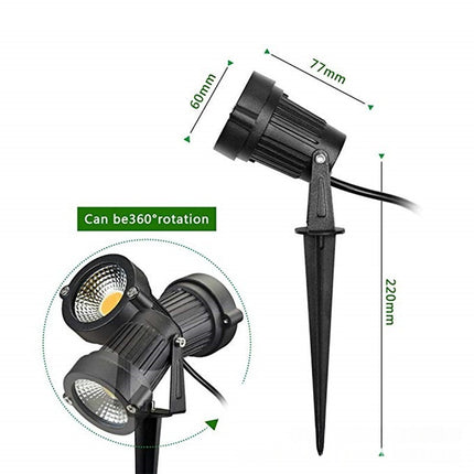COB Lawn Lamp 5W Outdoor Waterproof Spotlight For Courtyards And Landscapes