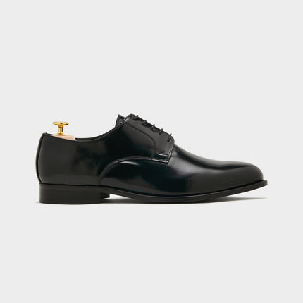 Derby liscia in pura pelle-2