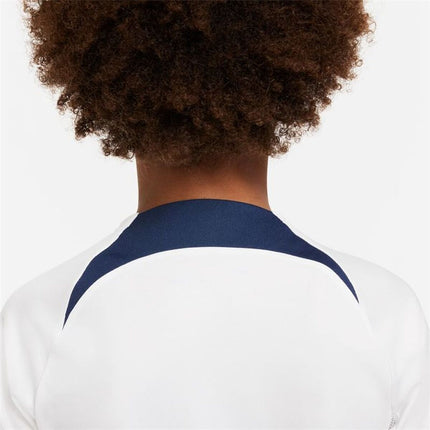 Children's Short-Sleeved Football Shirt Nike Paris Saint-Germain Strike White