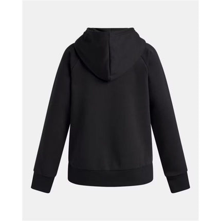 Hooded Sweatshirt for Girls Under Armour Rival Fleece Shimmer Hoodie Black
