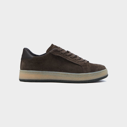 Sneakers in pelle scamosciata-0