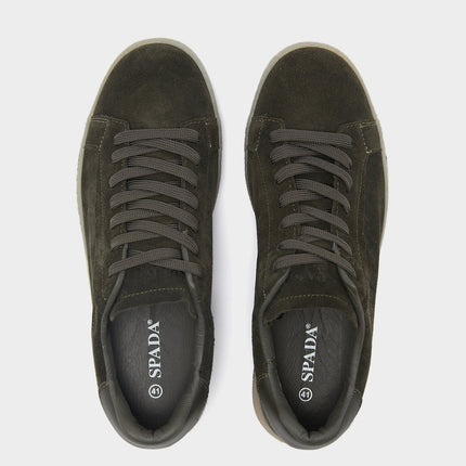 Sneakers in pelle scamosciata-0