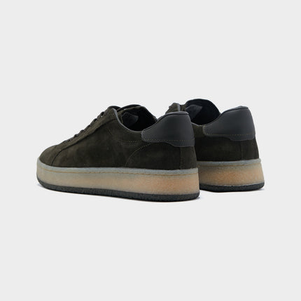 Sneakers in pelle scamosciata-1