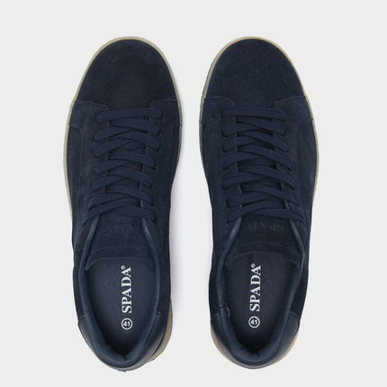 Sneakers in pelle scamosciata-0
