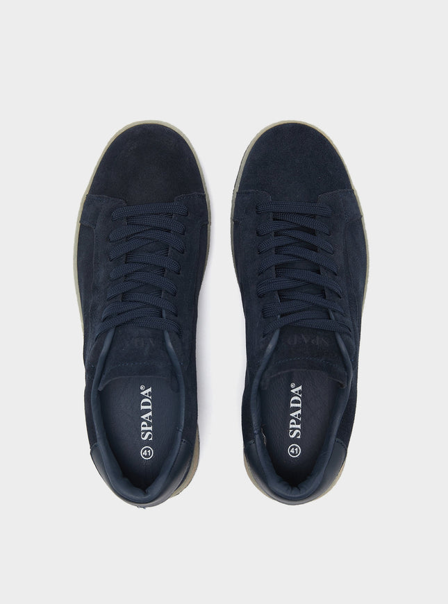 Sneakers in pelle scamosciata-0