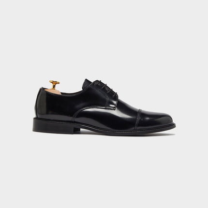 Scarpa derby con puntale 100% pelle-3
