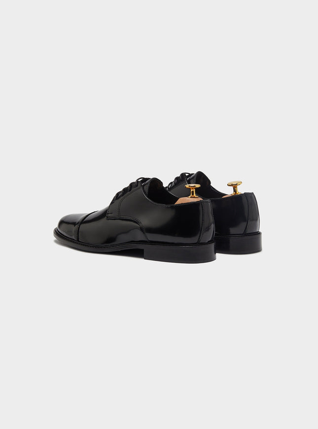 Scarpa derby con puntale 100% pelle-0