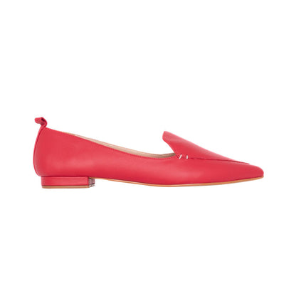 Black Leather Ballerinas Butia – Women’s Pointed-Toe Flat Shoes-7