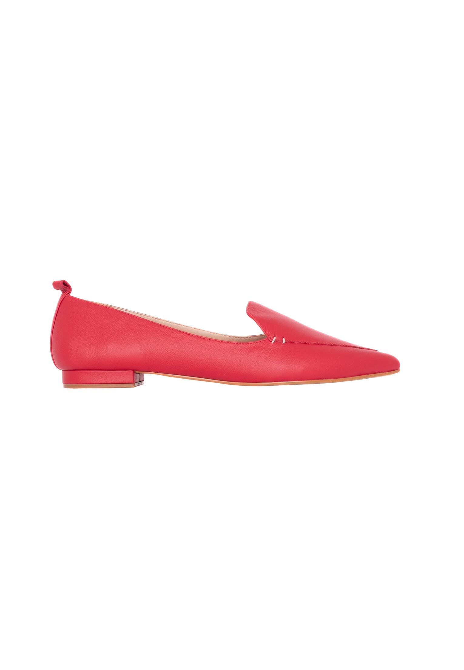 Black Leather Ballerinas Butia – Women’s Pointed-Toe Flat Shoes-7