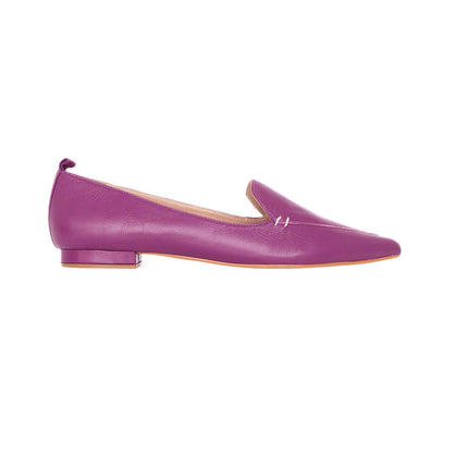 Black Leather Ballerinas Butia – Women’s Pointed-Toe Flat Shoes-8