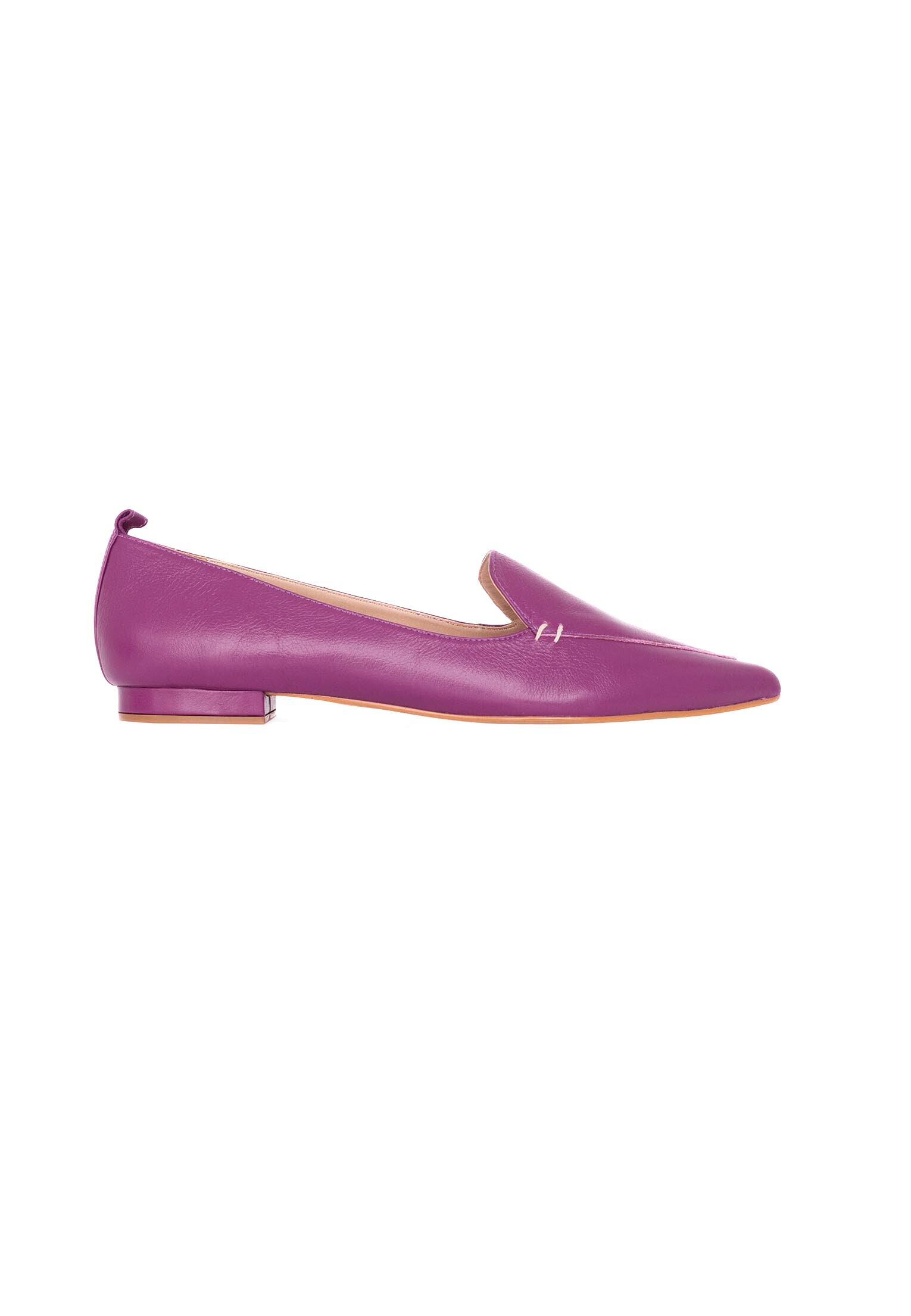 Black Leather Ballerinas Butia – Women’s Pointed-Toe Flat Shoes-8