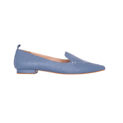 Black Leather Ballerinas Butia – Women’s Pointed-Toe Flat Shoes-5