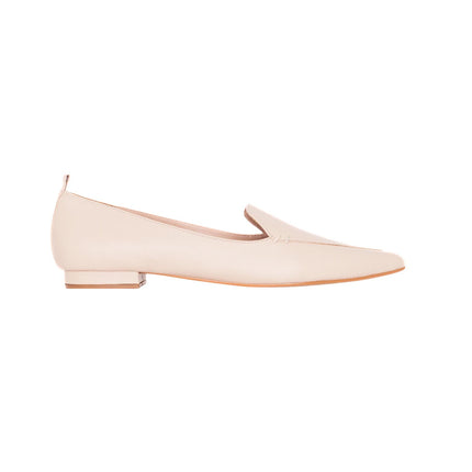 Black Leather Ballerinas Butia – Women’s Pointed-Toe Flat Shoes-3