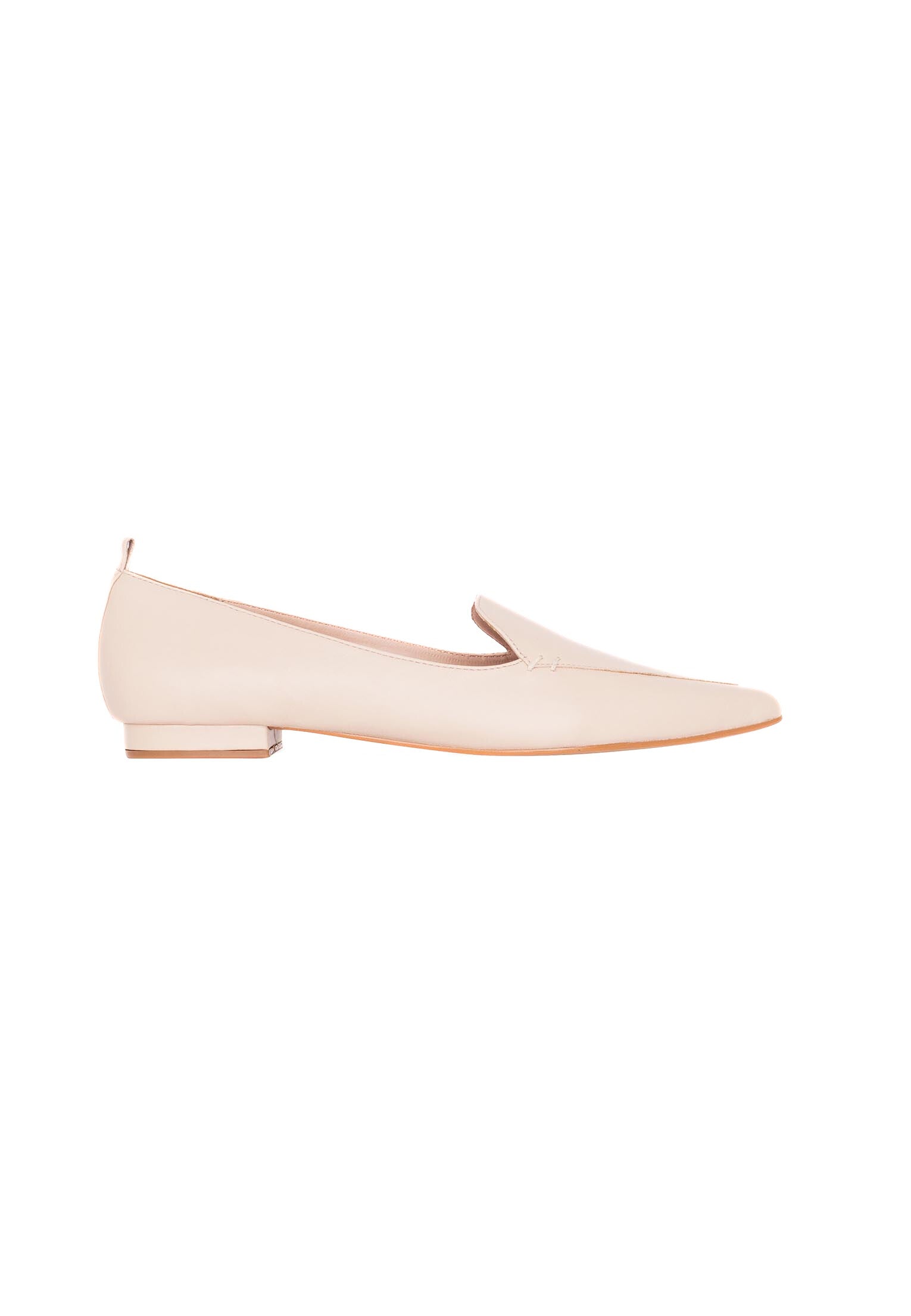 Black Leather Ballerinas Butia – Women’s Pointed-Toe Flat Shoes-3
