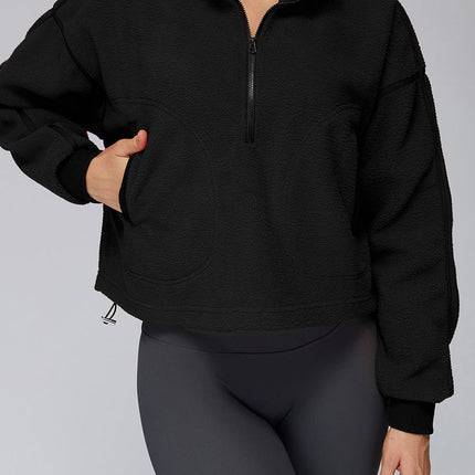 Half-Zip Fleece Jacket-6