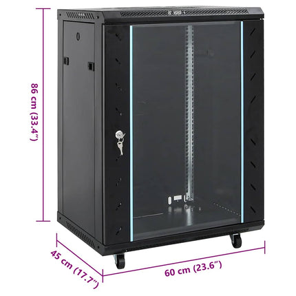 15U Netwerkkast Met Draaipoten 19" Ip20 60X45X86 Cm - XdropX