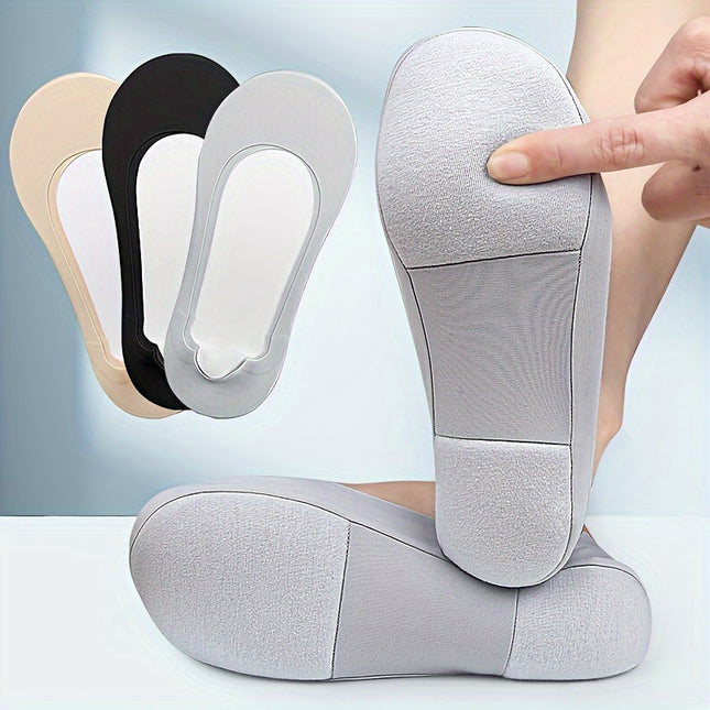 1 paar 3D voetboog massage comfortabele en ademende onzichtbare sokken - XdropX