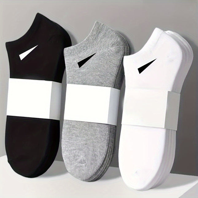 6 stuks/3 stuks (willekeurige kleur) Heren Heavyweight Sportsocken met Dikke Ondersteuning van de Voetboog, Eenvoudig Sportief Design, Zwart/Wit/Grijs - Dagelijks en Formeel, Reizen - XdropX