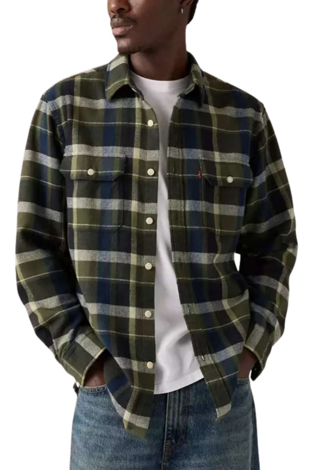 LEVI'S - Men's flannel overshirt-0