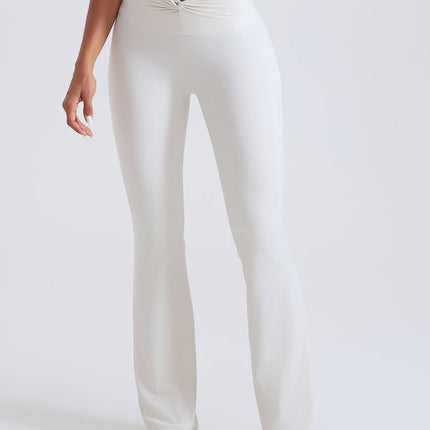 BareLift Knot-Waist Flare Pants-0