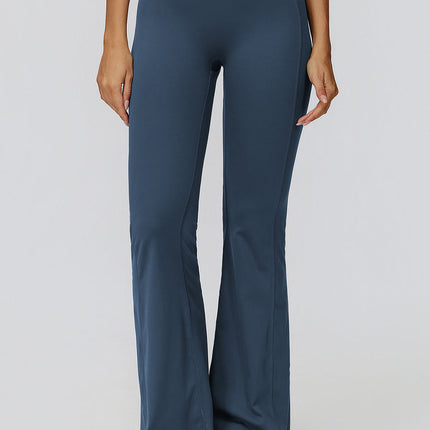 Flare & Gather High-Waist Pants-0