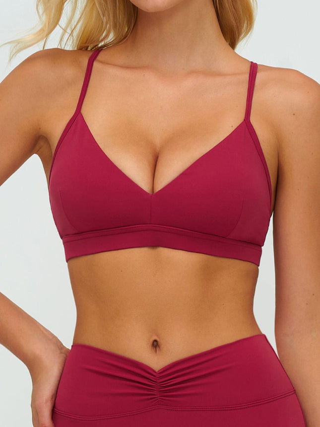 SoftV Y-Back Sports Bra-0