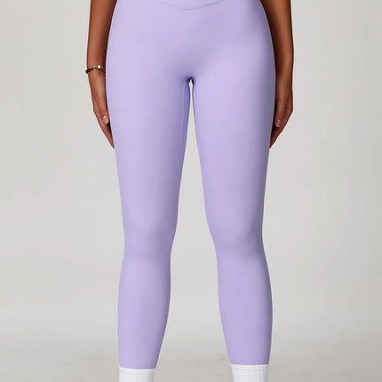 Power Petals Crossed High-Waist Leggings-0