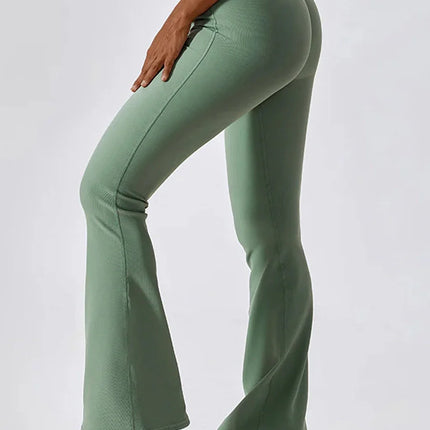 High Waist Criss Cross Leggings-2