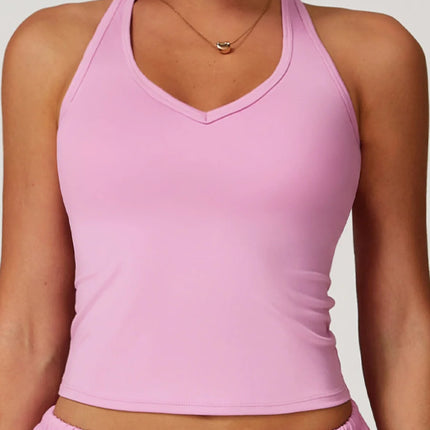 Pastel V-Neck Tank-0