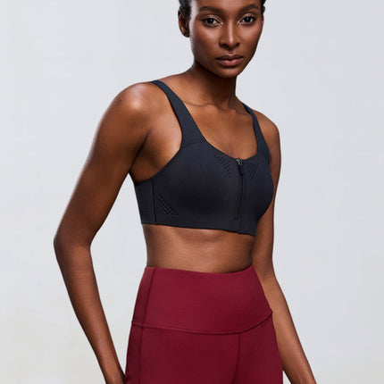 FrontZip Sculpt Bra-0