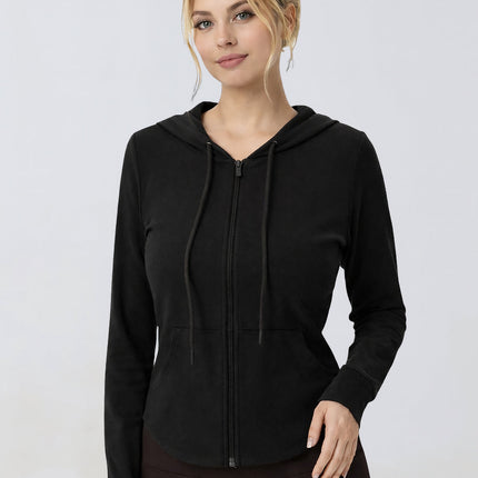 FlowEase Drawstring Yoga Jacket-4