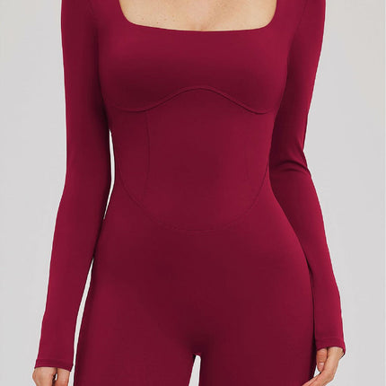 Second Skin Open-Back Bodysuit-0