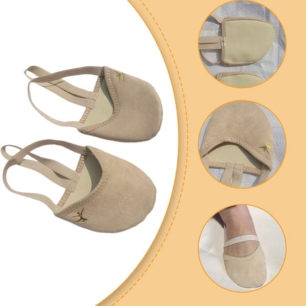 Buikdansschoenen, Voorvoetbeschermende Dansschoenen voor Dames, Oefenschoenen voor Volwassen Dames voor Ritmische Gymnastiek, Yoga- en Ballettrainingsschoenen