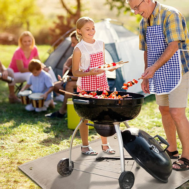 Outdoor Camping Flameproof Fabric Barbecue High-temperature Resistant Heat-proof Mat - XdropX