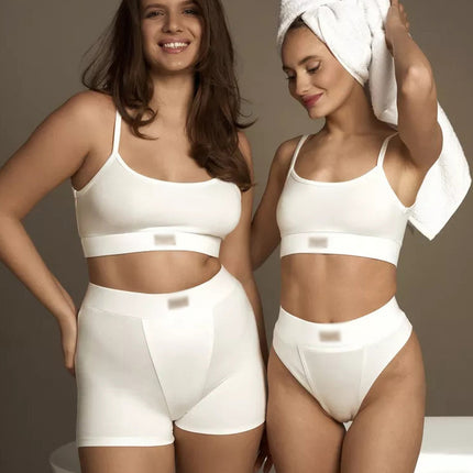 Tight Two-piece Sports Underwear Three Boxers Suit Women