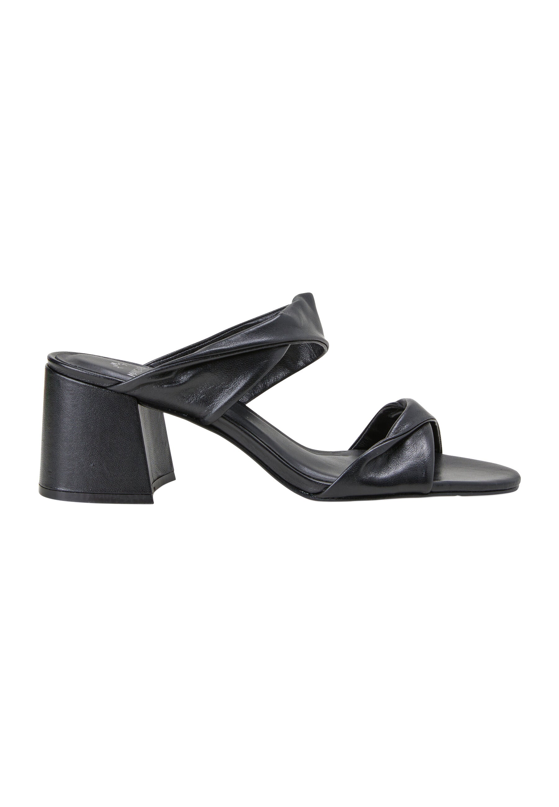Pink Goat Leather Mules Xaxim – Women’s 6.5 cm Block Heel Sandals-4