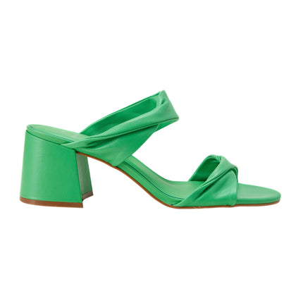 Pink Goat Leather Mules Xaxim – Women’s 6.5 cm Block Heel Sandals-5