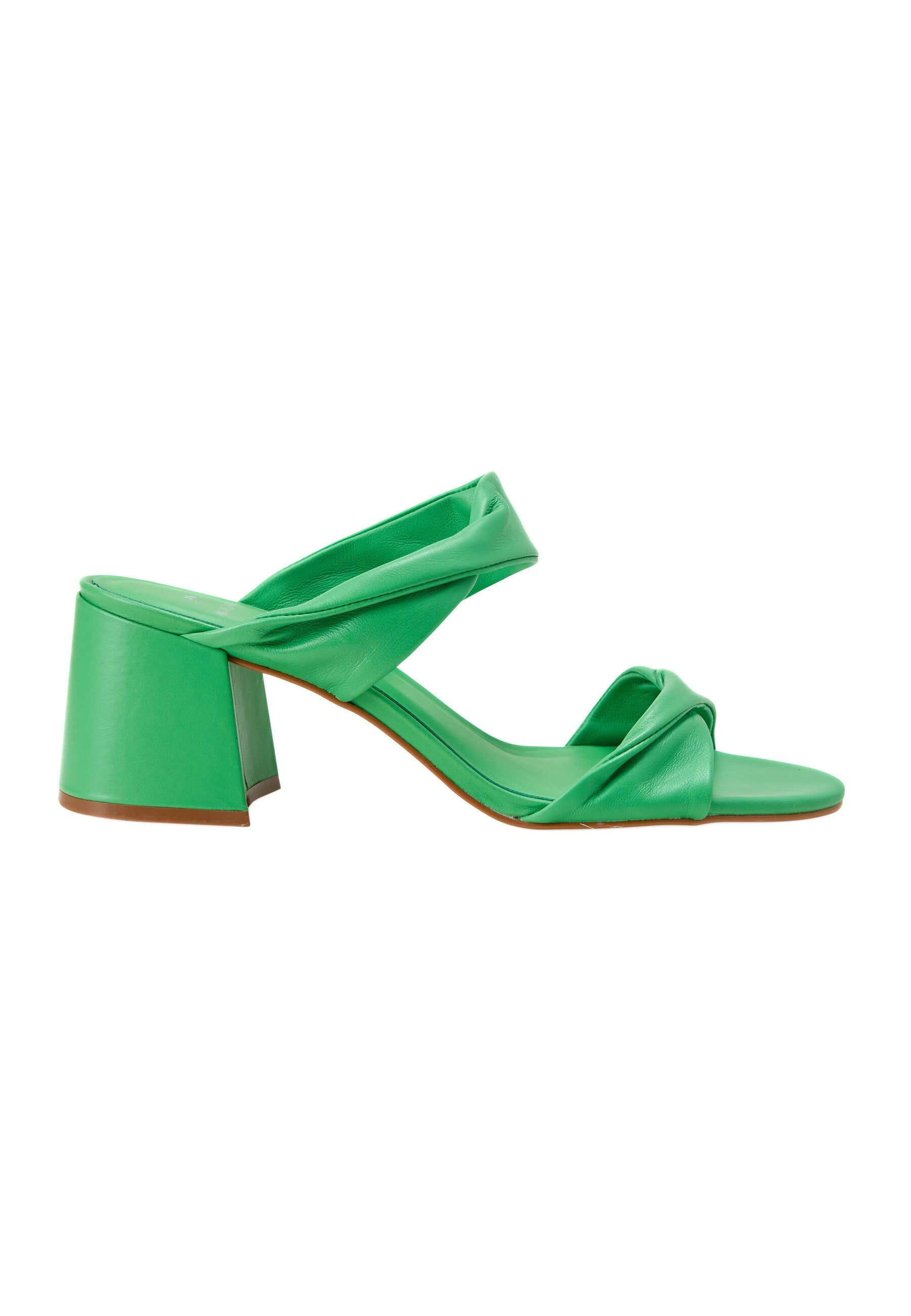 Pink Goat Leather Mules Xaxim – Women’s 6.5 cm Block Heel Sandals-5