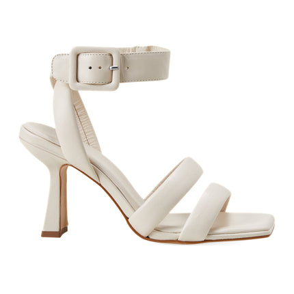 Green Calf Leather Sandals Uvaia – Women’s 8 cm Sculpted Heel with Ankle Strap-5