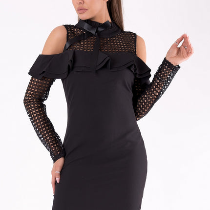 SOKY SOKA DRESS BLACK 49005-1
