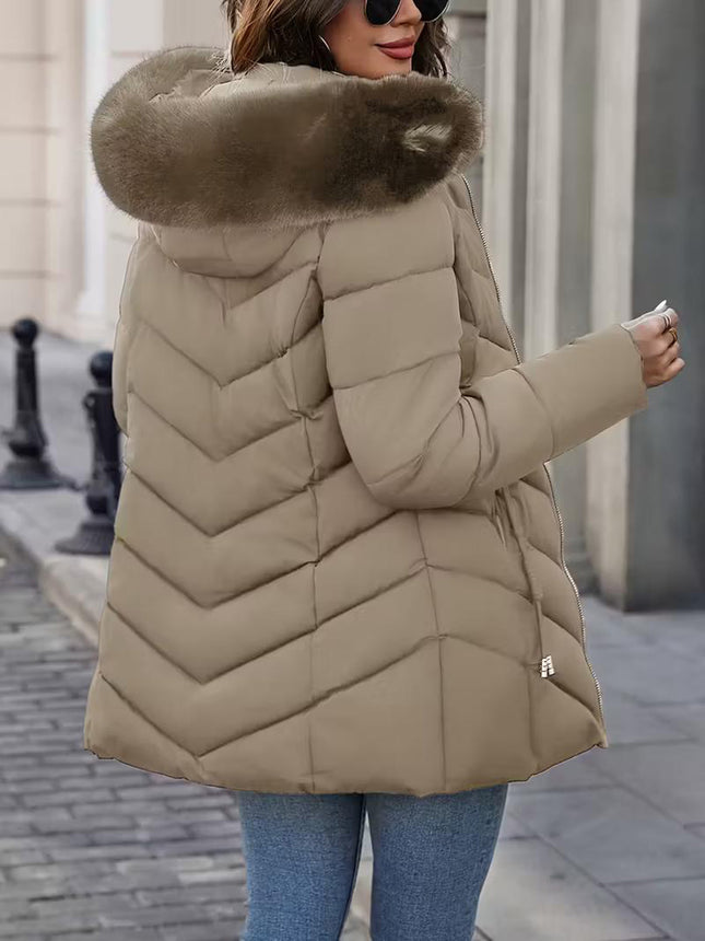 Mid-length Casual Versatile Cotton-padded Coat For Women - XdropX