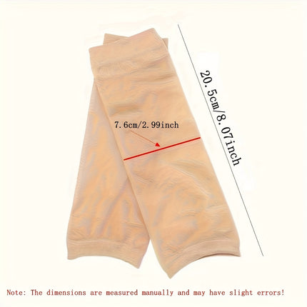 1 Paar Open Teen Knie Onzichtbare Kousen voor Vrouwen Ultradunne Antislip Effen Kleur Sokken Vingerloze Kousen