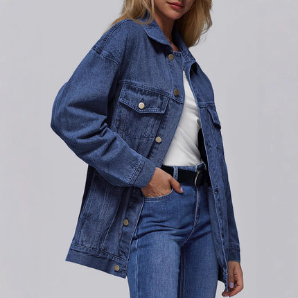 Womens Denim Jacket Long Sleeves