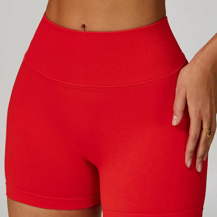 Earthbound Girl V-Waist High-Waist Shorts-2