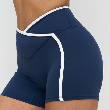 BareSculpt Cross-Waist Shorts-1