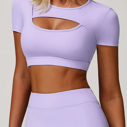 Power Petals Asym Shockproof Crop Top-2