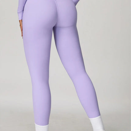 Power Petals Crossed High-Waist Leggings-2